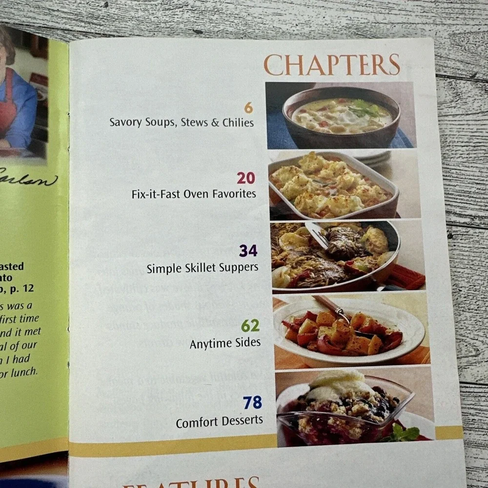 Simple‎ Winter Meals Betty Crocker Cookbook January 2006 Recipes Booklet Lasagna